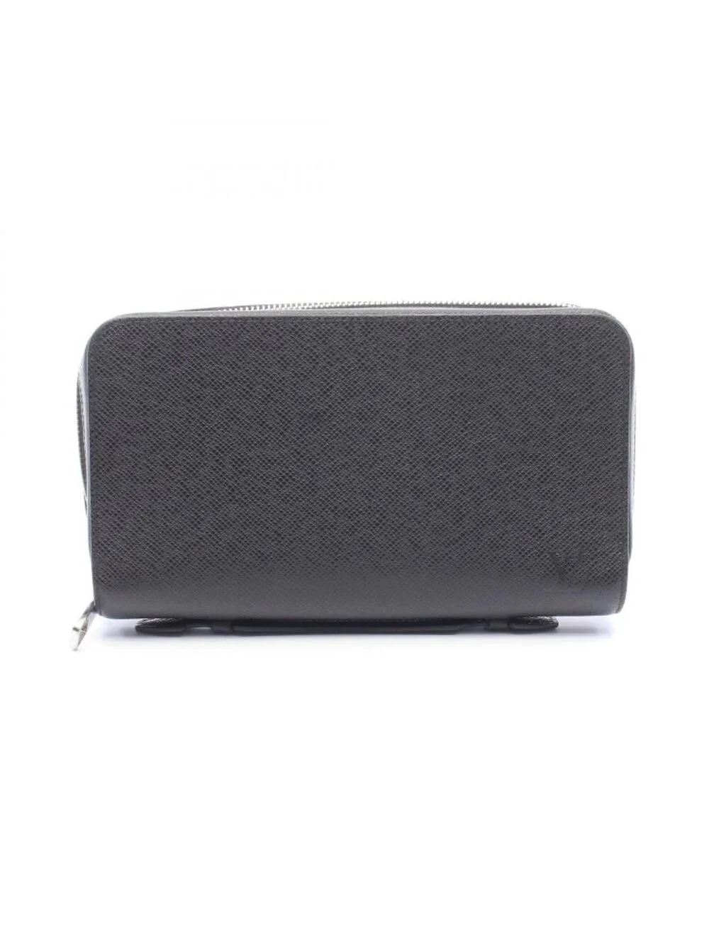 Louis Vuitton Round Wallet Zippy XL Taiga Ardoise Leather